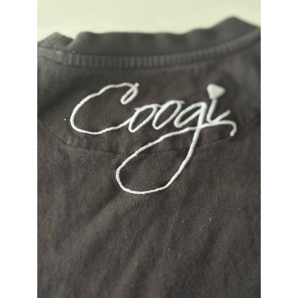 Vtg Coogie graphic T-shirt Five color chords black size L Men dopamine Artsy - Picture 10 of 12